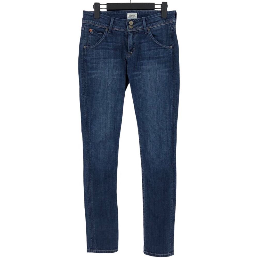 Hudson Skinny Jeans Women's 25 Collin Blue Stretch Mid Rise Slim Dark Wash